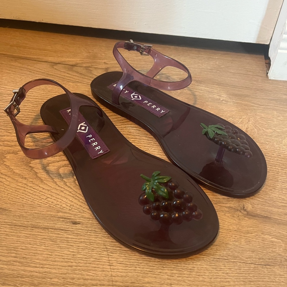 Katy Perry Collections Jelly Grape Sandals